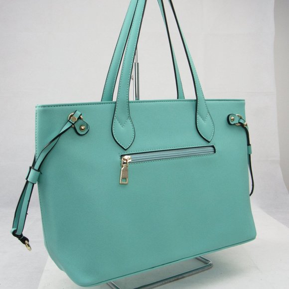 Tote with Side Tassel Shoulder Bag - Picture 2 of 3